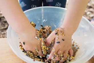Making bird feeders