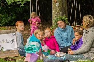 Wildlings in Outdoor classroom