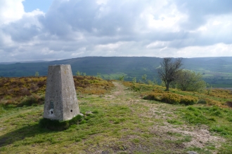 Sweeping views over Gun Moor