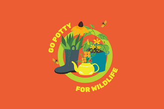 Go potty for wildlife illustration