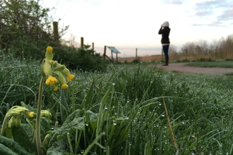 woman at nature reserve