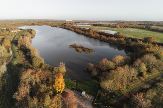 Croxall lakes by drone