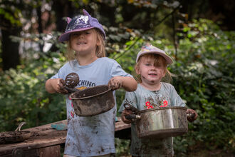 Mud kitchen Playday 2025 by Sarah Davison