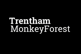 Trentham Monkey Forest logo on black background