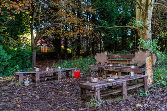 Mud kitchen at The Wolseley Centre