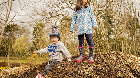 Children playing outside