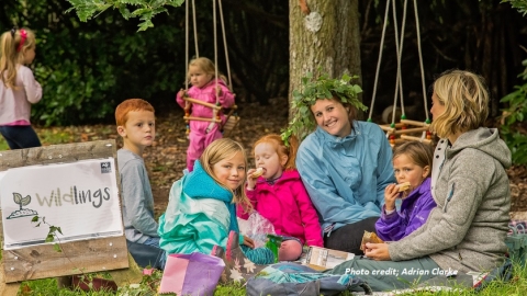 Wildlings in Outdoor classroom