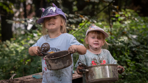 Mud kitchen Playday 2025 by Sarah Davison