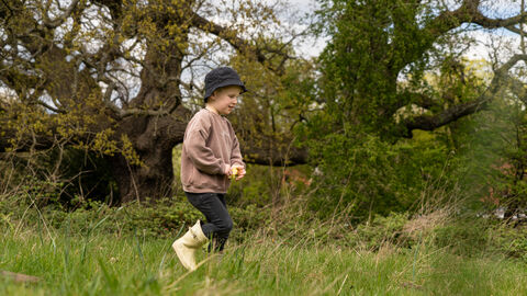 Easter 2025 child running
