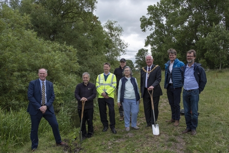 Black poplar planting -  Stafford brooks - CN Harding