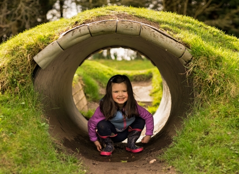 The Wolseley Centre - playing in the tunnels 