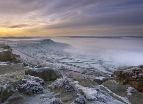 Scenic winter landscape